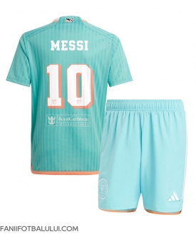 Inter Miami Lionel Messi #10 Echipament de Fotbal Replică 2024-25 Copii Treilea (+ Șorturi)